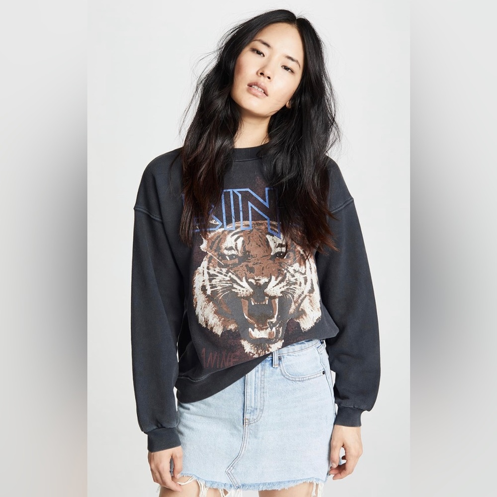 ANINE BING Tiger Sweatshirt